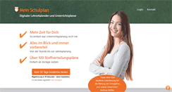 Desktop Screenshot of mein-schulplan.de